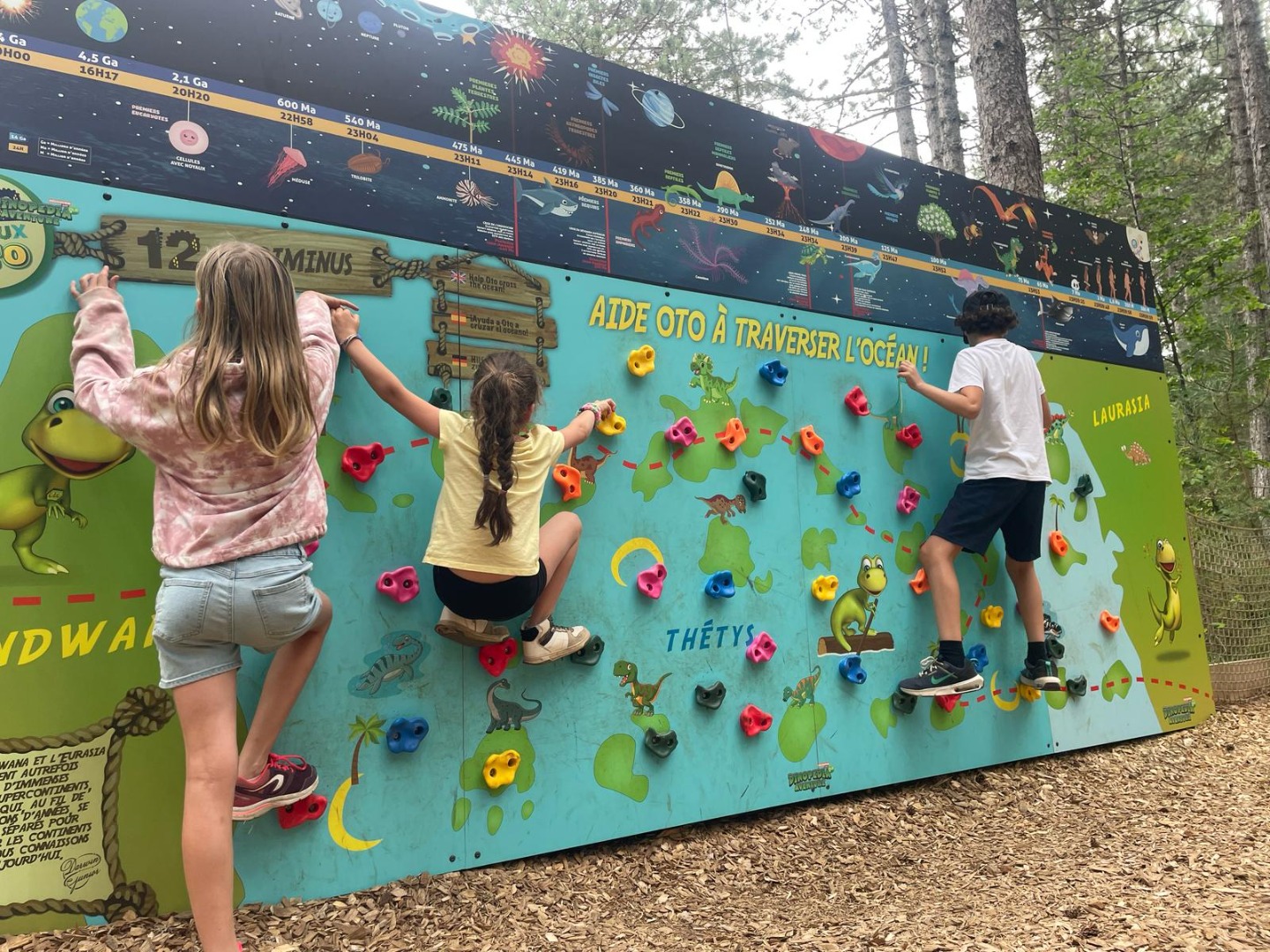 Initiation à l’escalade pour enfants en colonie d’été