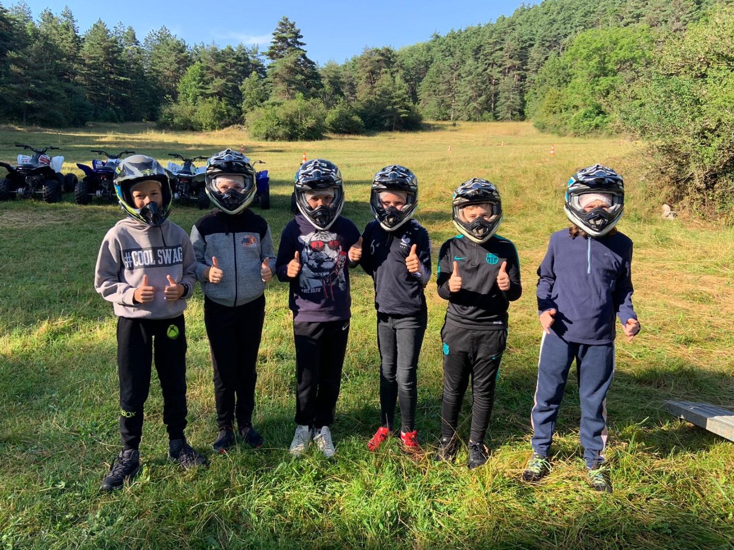 Colonie de vacances quad