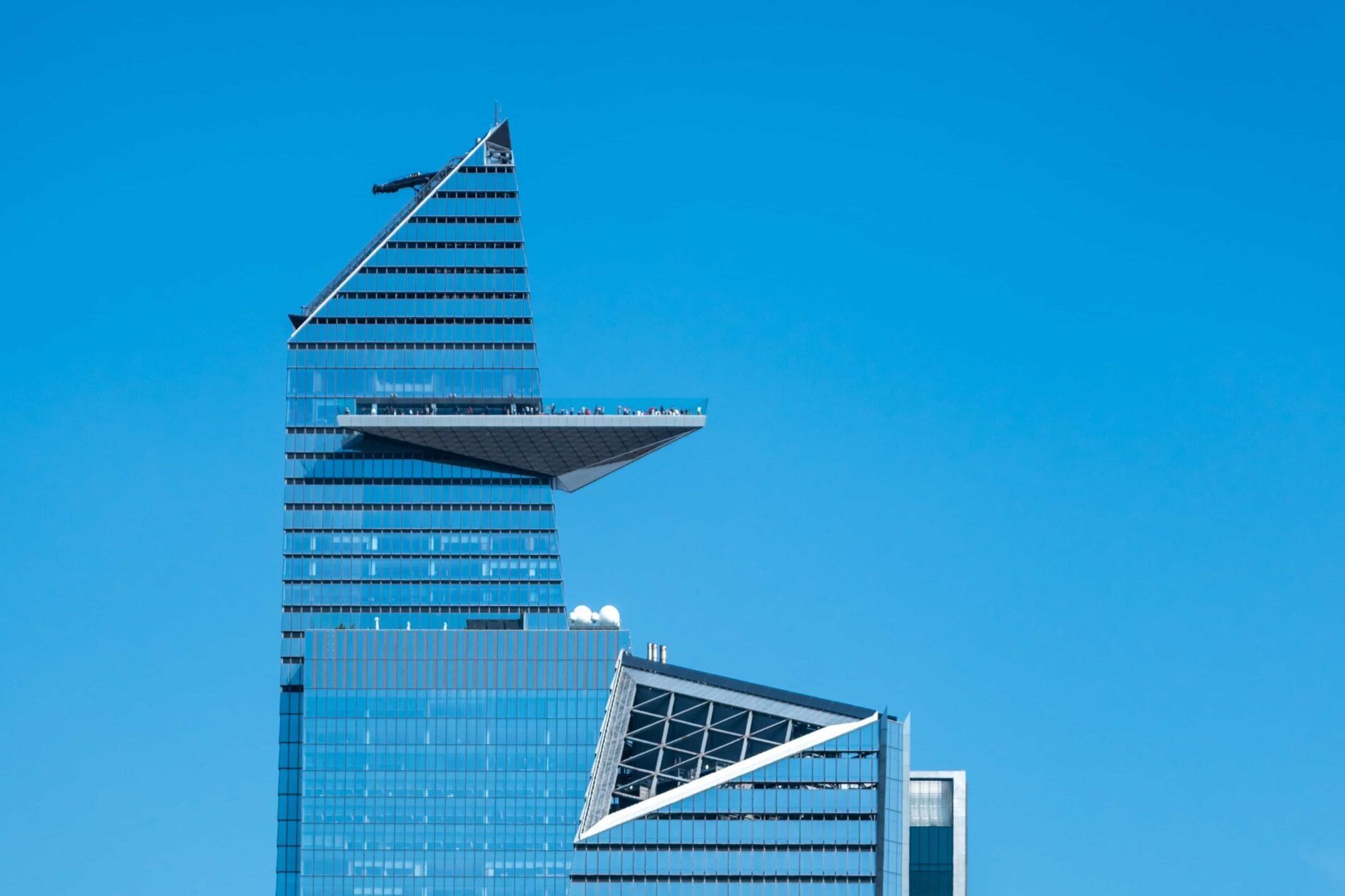 Plateforme d’observation The Edge à New York, l’un des top spots à visiter pour une vue à 360°