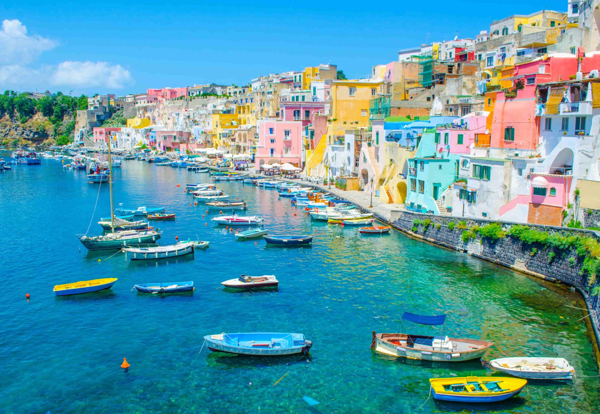 Procida – charme coloré près de Naples