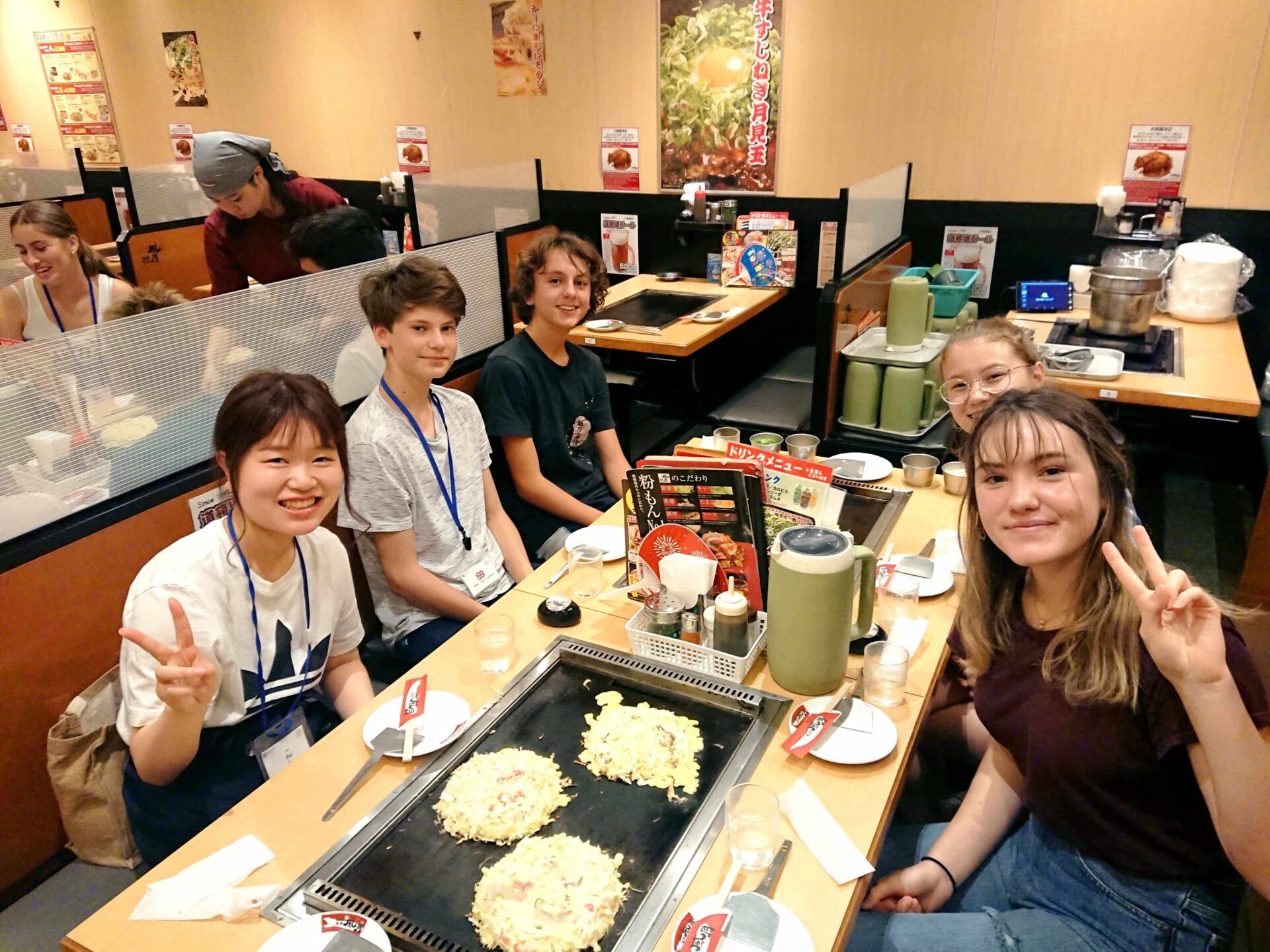 Diner japonais en groupe