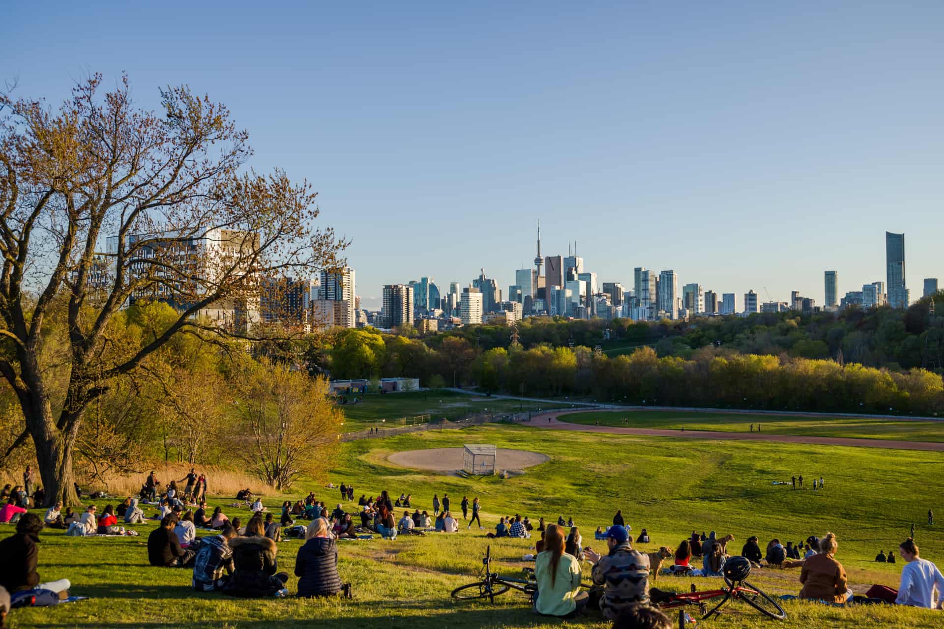 Parc urbain à Toronto pendant un séjour linguistique ado au Canada